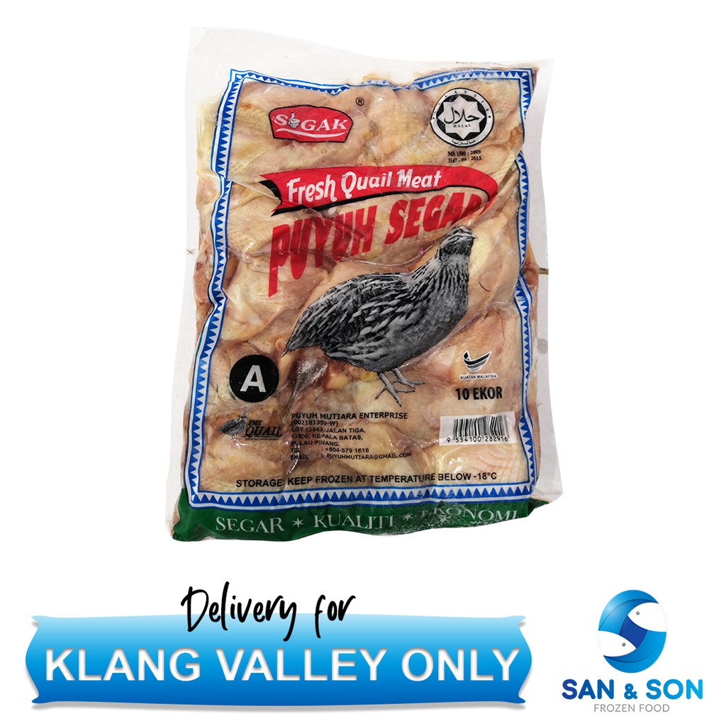 Fresh Look at Frozen Burung Puyuh Common Quail 10 Ekor Per Packet Quail