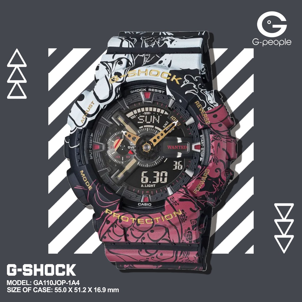 One Piece x G-SHOCK GA-110JOP Watch Collaboration