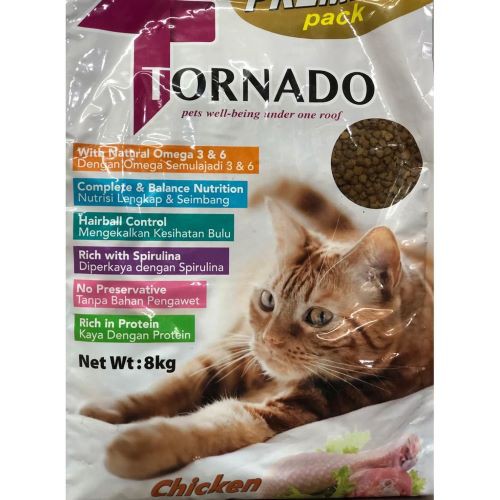 Tornado Cat Food (chicken) ORIGINAL PACK 8KG | Shopee Malaysia