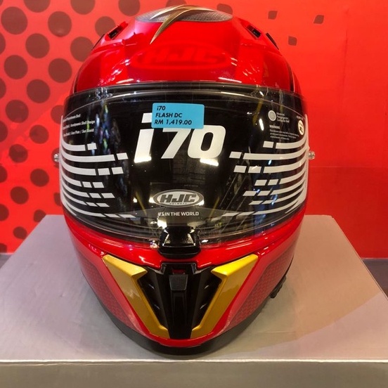 FULLFACE HJC I70 FLASH DC ( DOUBLE VISOR ) | Shopee Malaysia