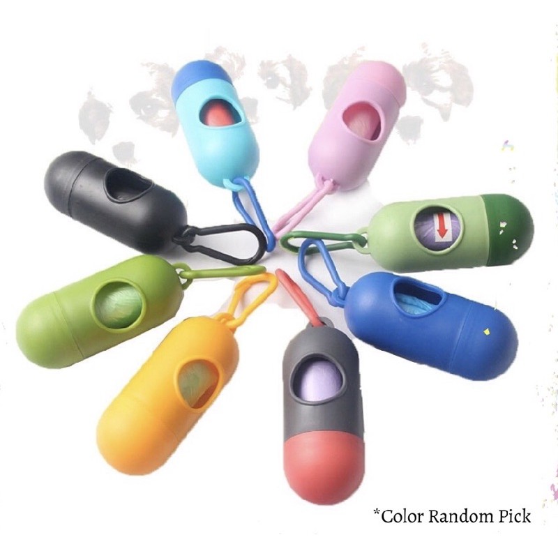 Portable Disposal Plastic Dispenser & Refill Roll Diaper Plastic Bag