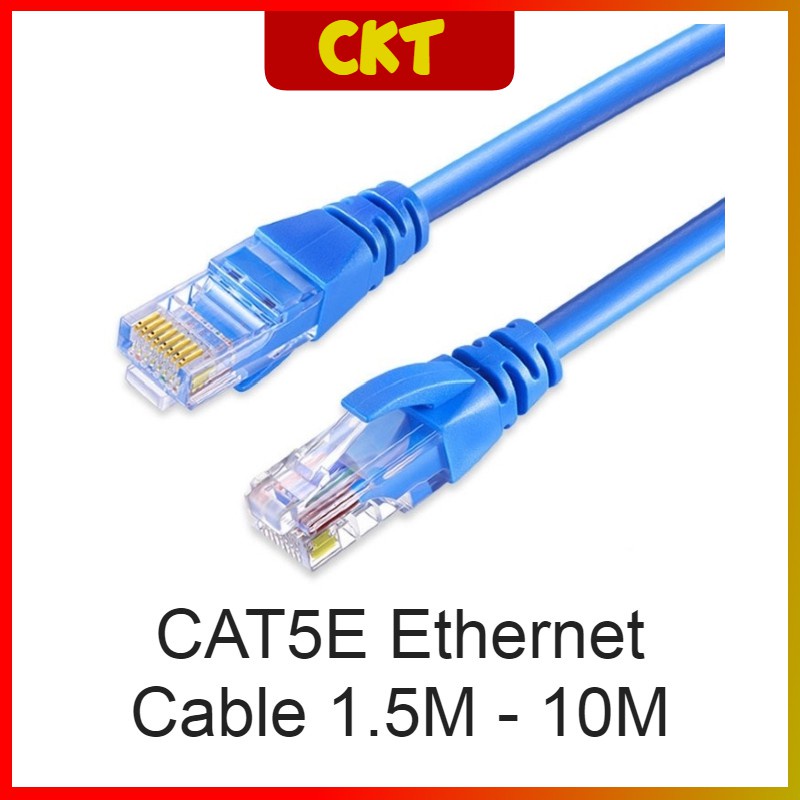 CAT5E Cat 5e Cable 1.5M 3M 10M 100Mbps RJ45 Plug