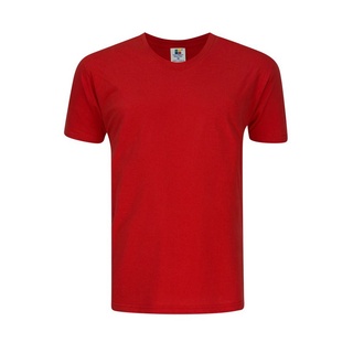 Foursquare Plain 100% Cotton 160gsm Short Sleeve Round Neck T-Shirt / Red  Color Round Neck T-Shirt / Nude Color T-Shirt