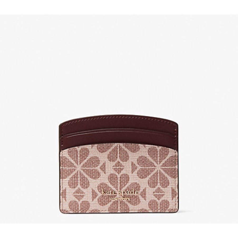 KS Kate Spade Spade Flower Coated Canvas Cardholder US Retail (100 Authentic) Shopee Malaysia