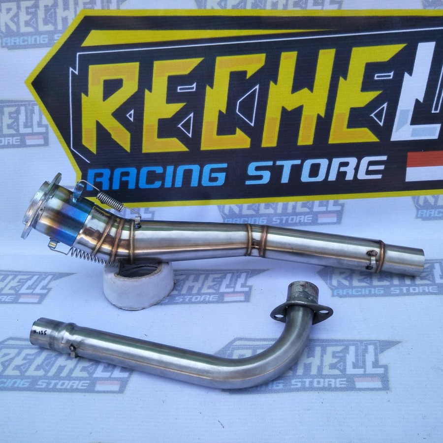 Neutral Neck Pipe plus supra x 125 Adapter shogun Charisma revo