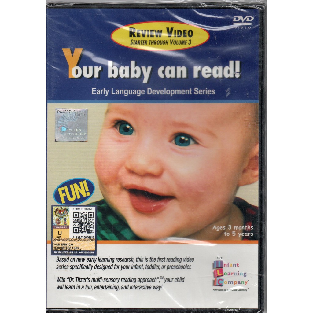 Early Language Development Series DVD Your baby Can Read! Starter,Vol.1 ...