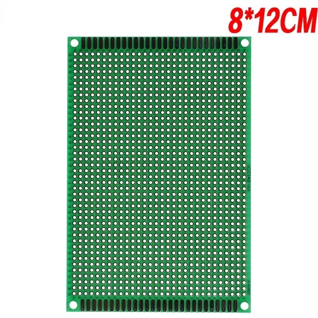 Prototipo Scheda PCB 9x15 Cm Verde Doppia Faccia Per Studenti E - Foto 7