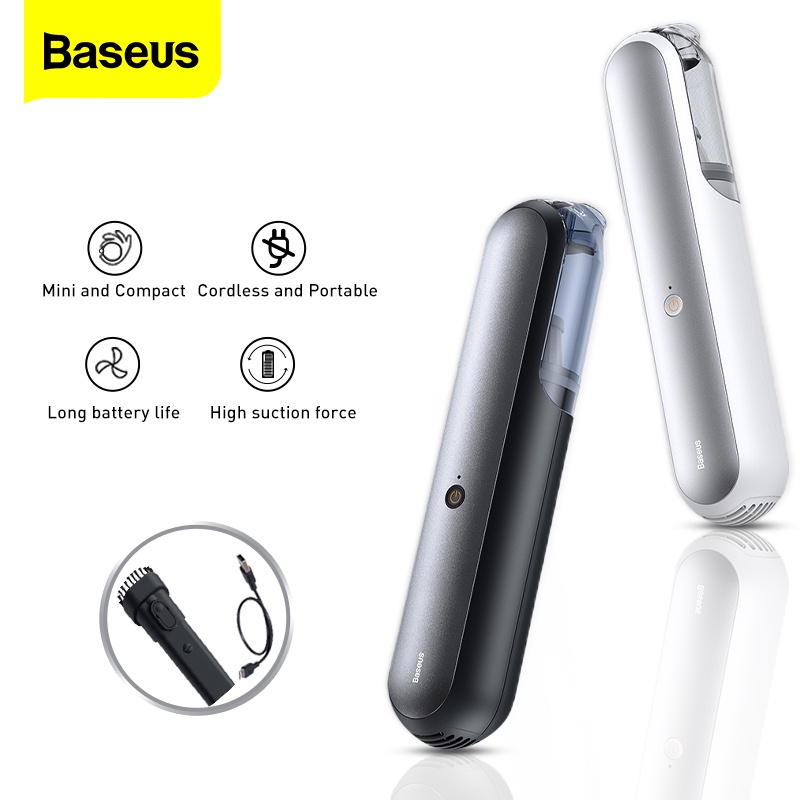 Baseus A1 mini aspirapolvere per auto cordless 4000Pa, 30W blu (VCAQ010003)