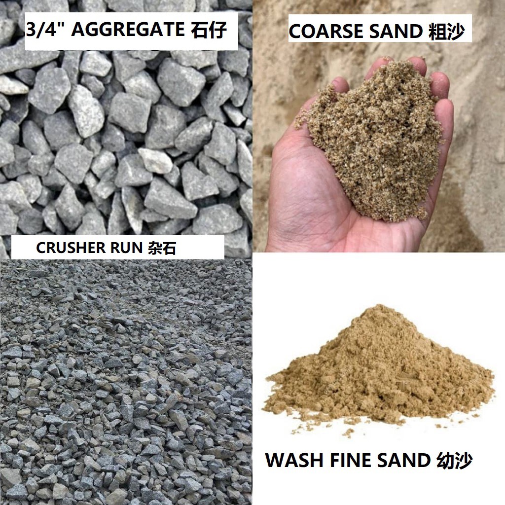 10Ton Lori (6Tayer) Pasir Kasar / Pasir HALUS / Batu AGGREGATE 3/4 ...
