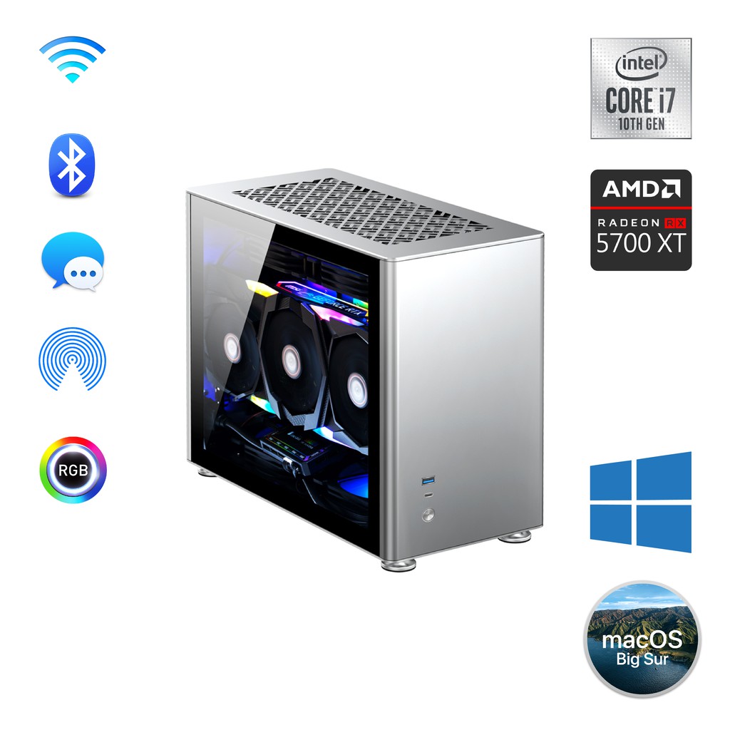 BLACK 8R COMPACT MINI Radeon RX 5700 XT Hackintosh Premium ITX Mac PC Shopee Malaysia