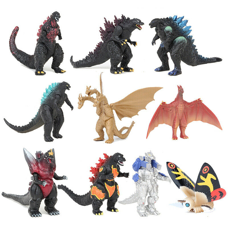 Godzilla King of the Monster Shin Mechagodzilla 10pcs Toy Figures