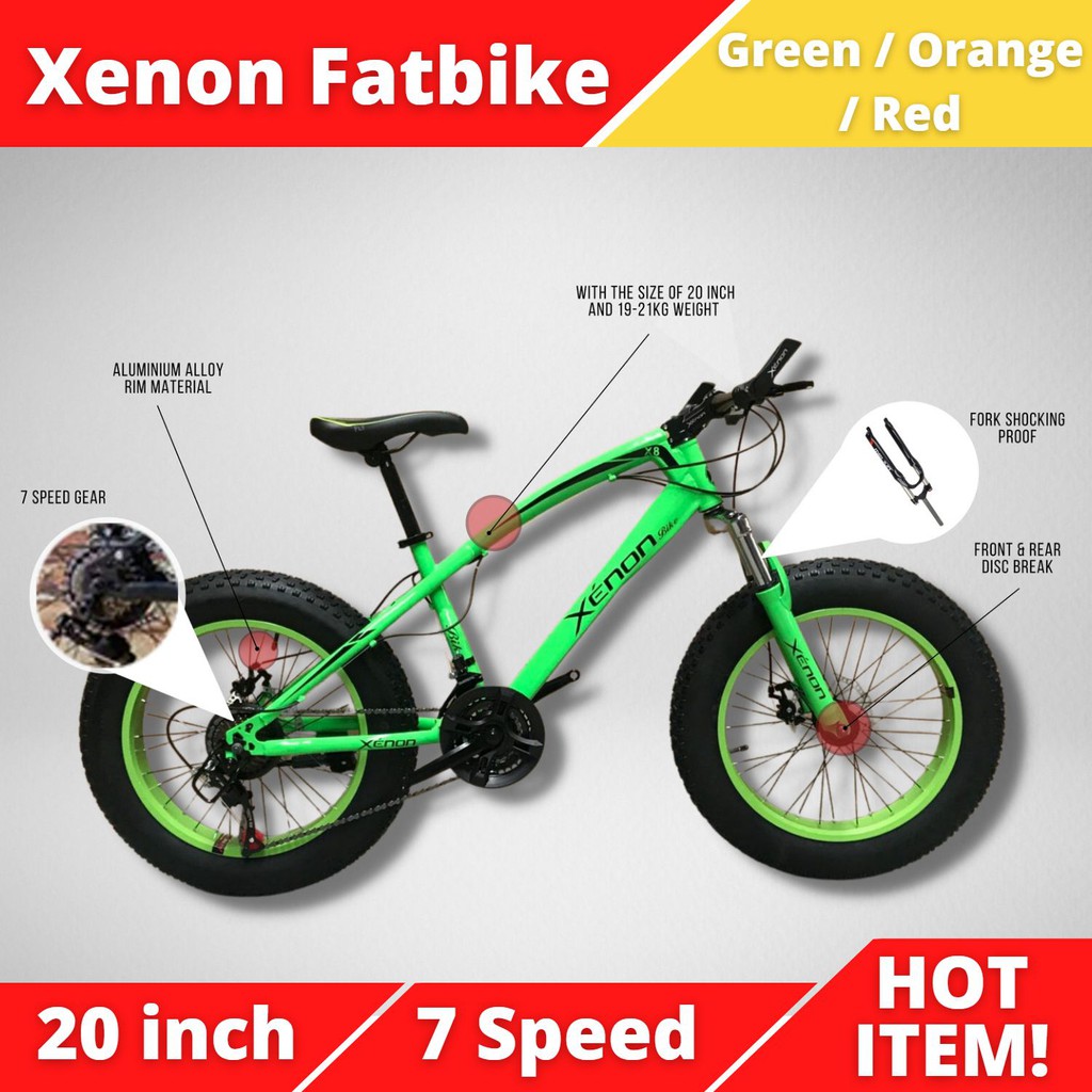 Fat hot sale bike shopee