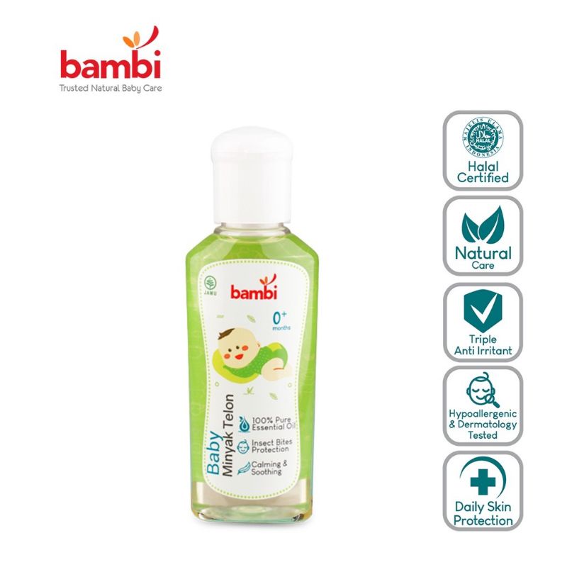 Bambi Telon Oil 60ml | Shopee Malaysia