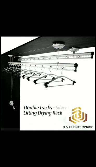 Model:DR200 B & XL Ceiling Mounted Lifting Clothes Hanger/Lifting ...