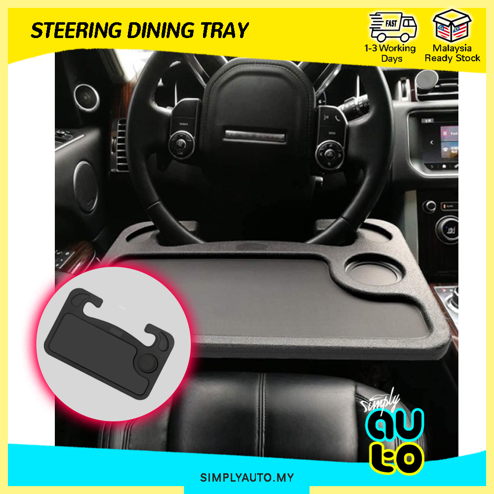 SIMPLYAUTO Portable Car Steering Wheel Table Tray Food Tray Laptop Tray ...