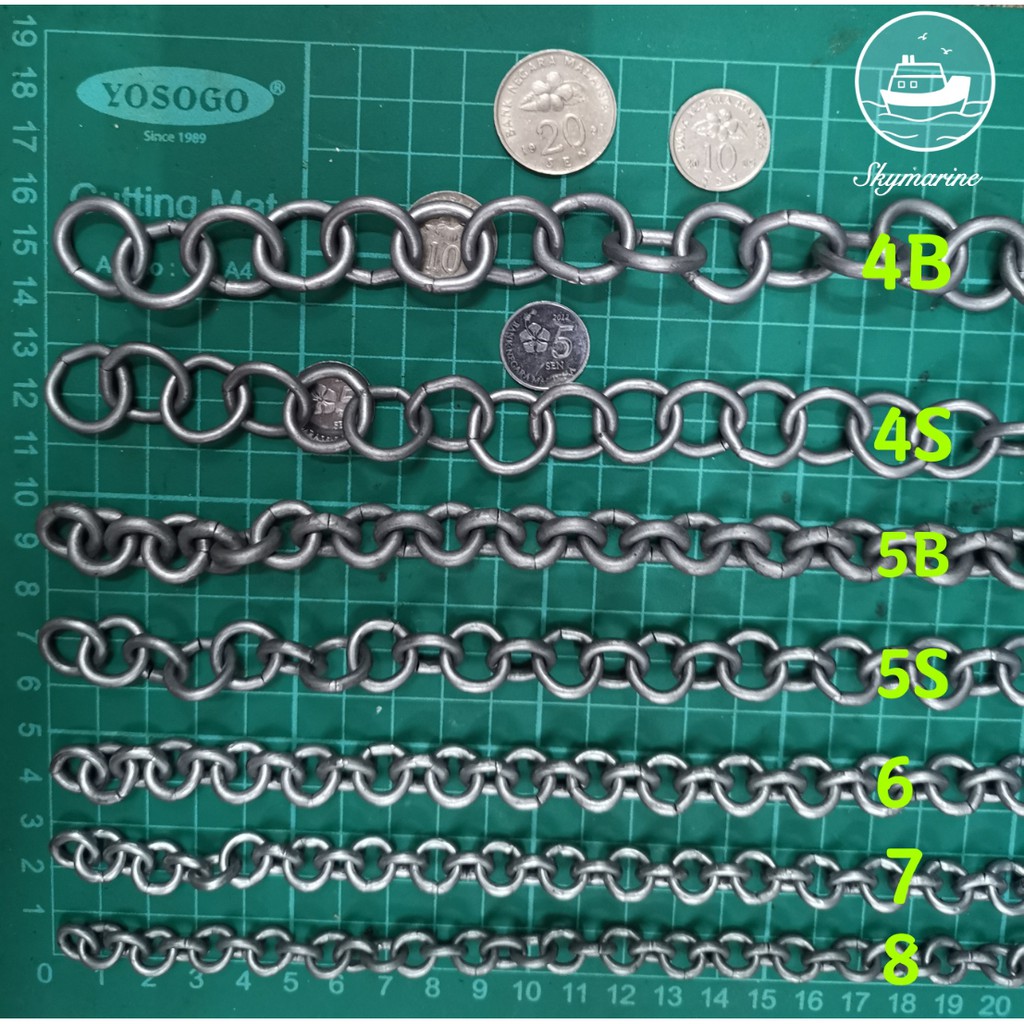 Rantai Jala Besi / Wire Hand Net Chain Per KG [Ready Stock] | Shopee ...