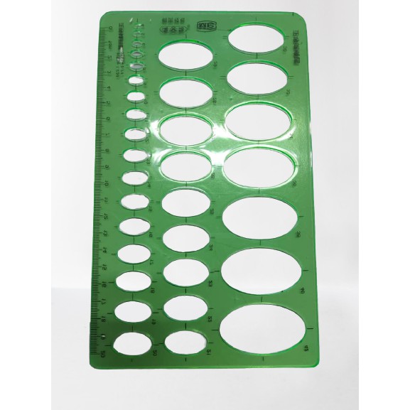 *CLEARENCE* Ellipse Template 26 Isommetric ellipses (Art Shop) | Shopee ...