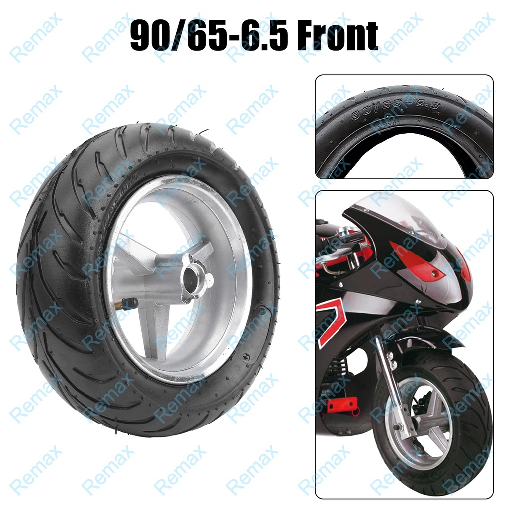 Front wheel complete 90/65-6.5 Pocket Bike / mini ATV / Mini Cross -   - motorcycle store