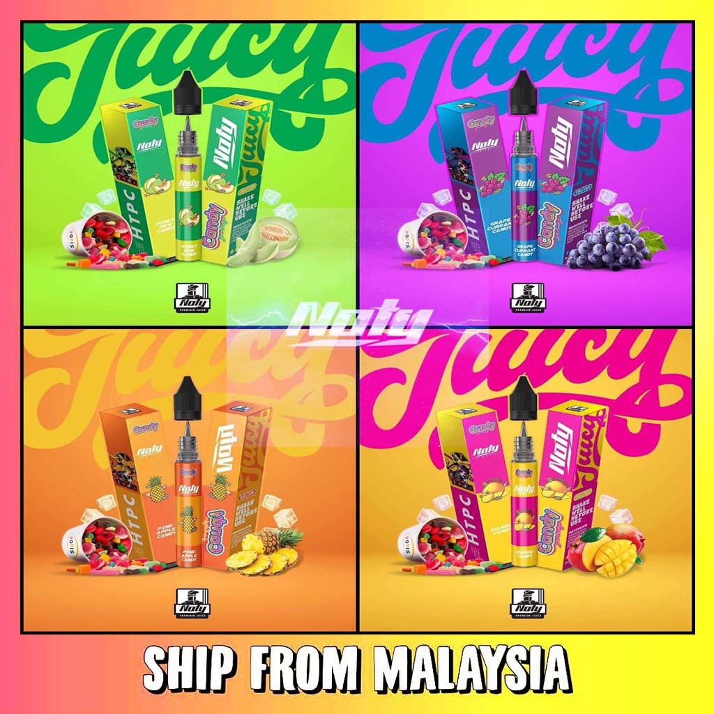 Original Noty Candy Htpc 30ML Honeydew / Mango / Pineapple / Grape