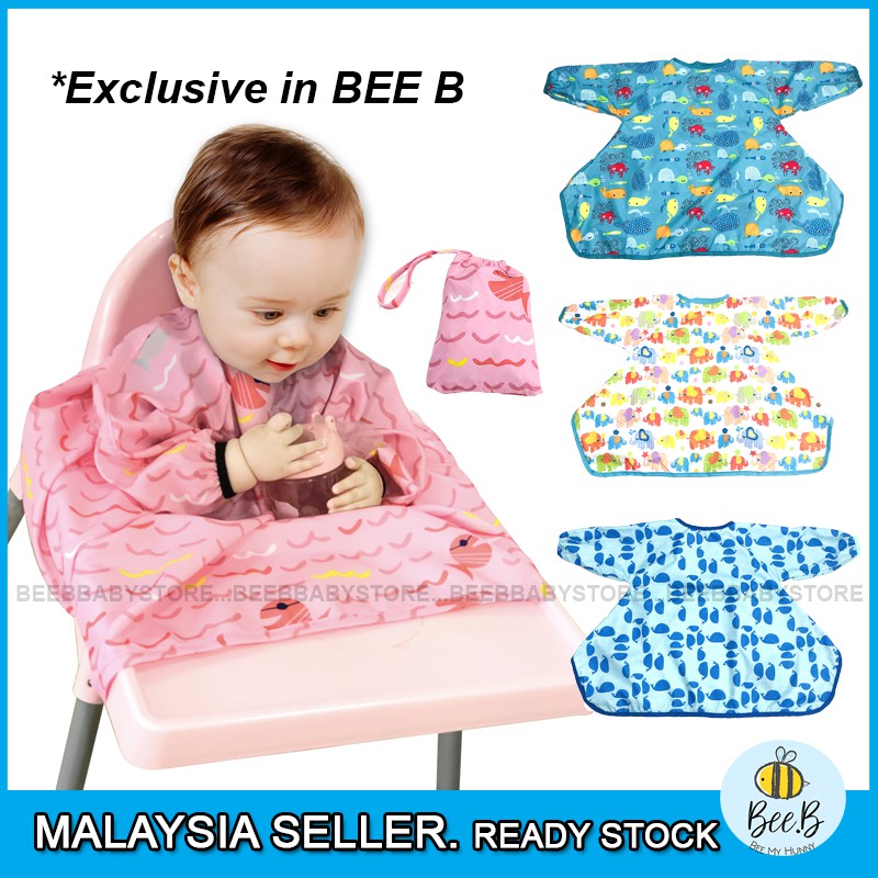 BLW Coverall Bib High Chair Coverall Bib Waterproof Bib Hygiene