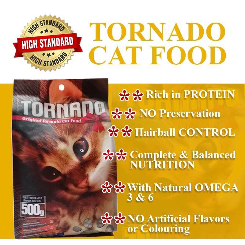 TORNADO Original Cat Food 500g | Shopee Malaysia