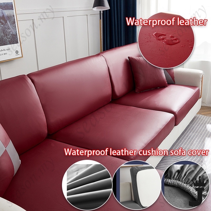 JK Three Defense Leather Sofa Seat Cushion Cover Waterproof PU