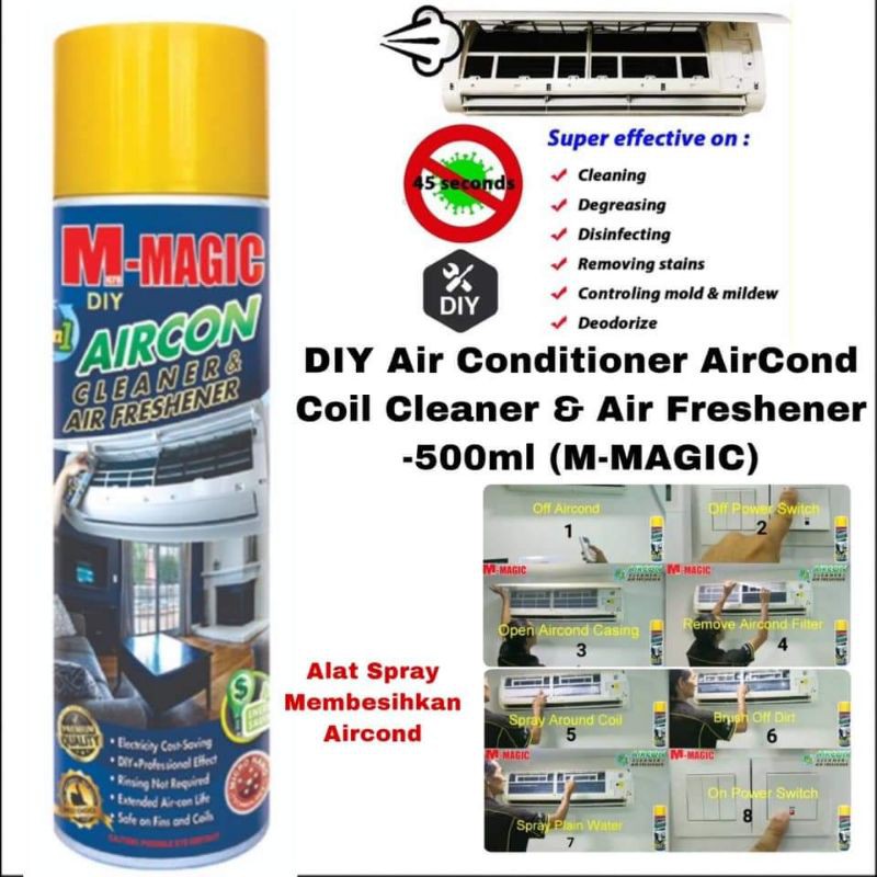 Aircond cleaner / Alat Spray Bersih Aircond/ Magic Spray aircond