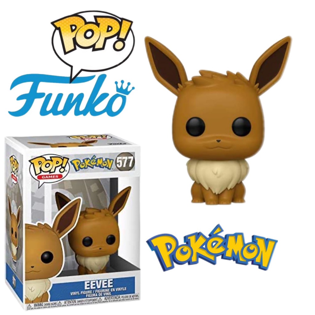 Funko Pop Vinyl Eevee 577 Pokemon Games Original Figure Collectible ...