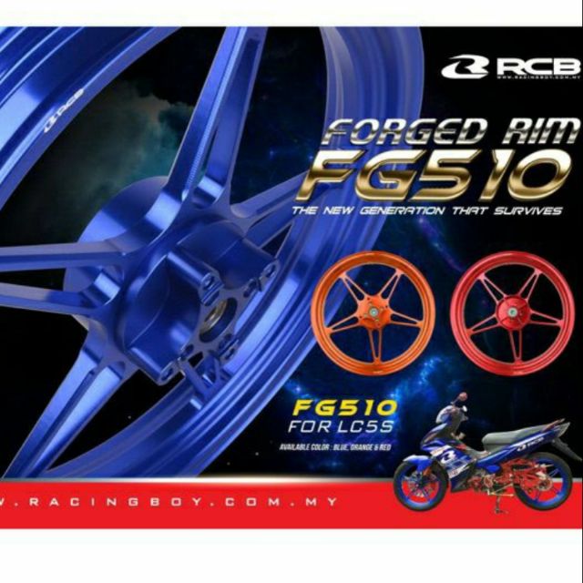 RCB-LC135 5S /Y15ZR FORGED SPORT RIM FG510 100% Original | Shopee Malaysia