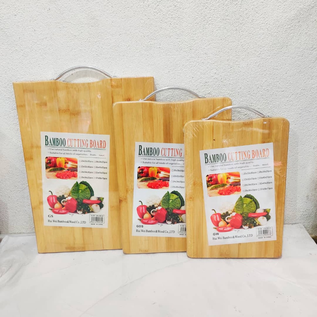 BAMBOO CUTTING BOARD | Shopee Malaysia