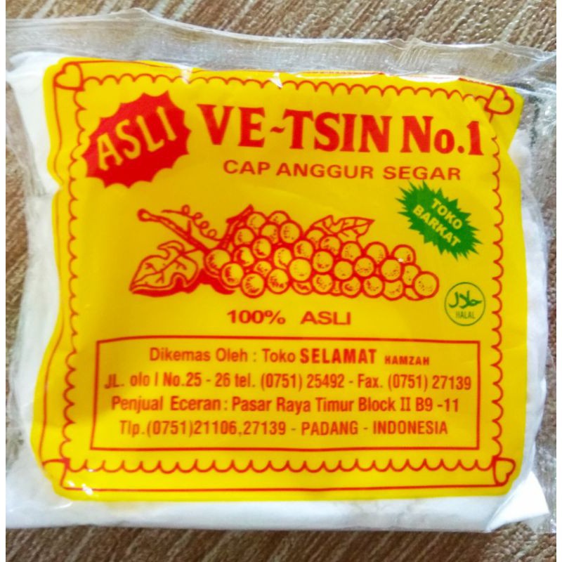 Vetsin Penyedap Rasa / VE-TSIN No. 1 Asli Dari Padang | Shopee Malaysia