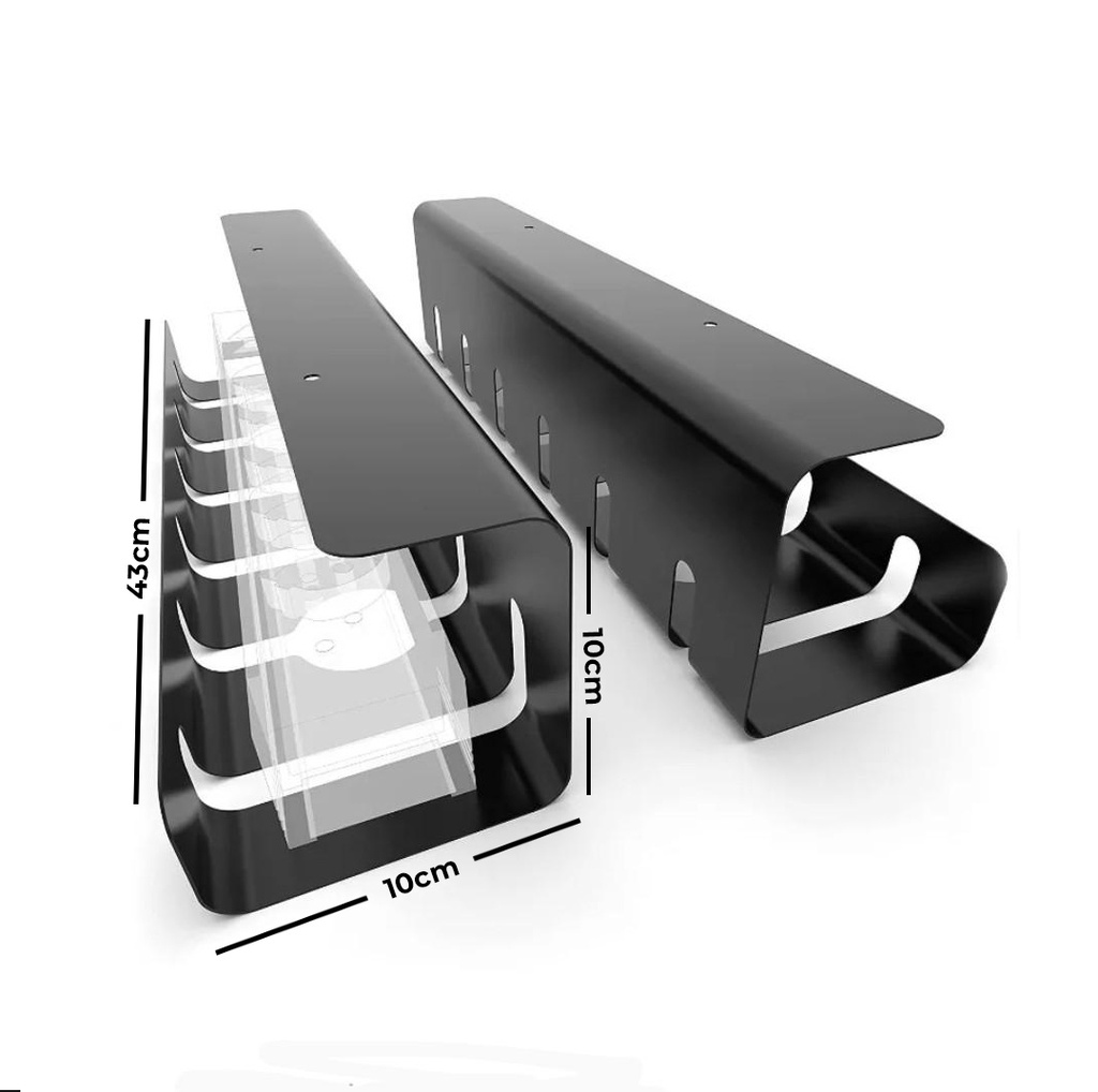 ZENi Under Desk Cable Management Tray | Socket Extension Holder For ...