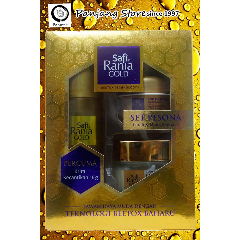 Safi Rania Gold Set Pesona Percuma Krim Kecantikan 16g Shopee Malaysia