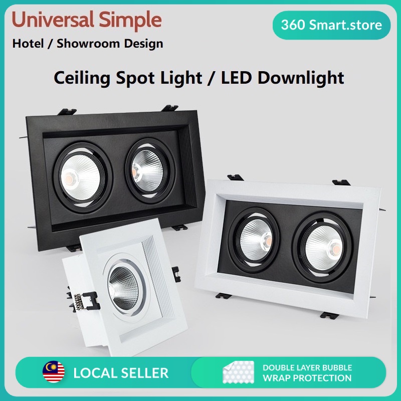 Eye Ball Ceiling Light Dimmable LED Downlight Light COB Ceiling Spot