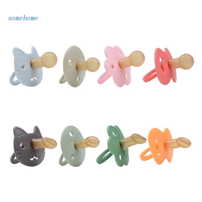 SOME Baby Silicone Soothie Pacifier Flower Cat Apple Dummy Pacifiers