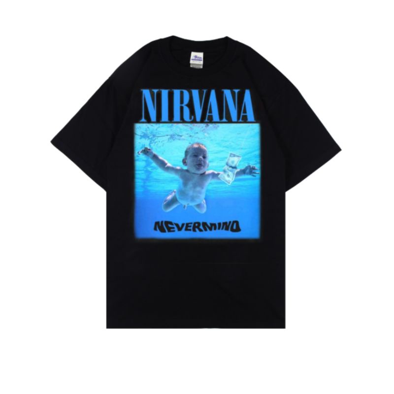 Nevermind NIRVANA TSHIRT (COVER) | Shopee Malaysia