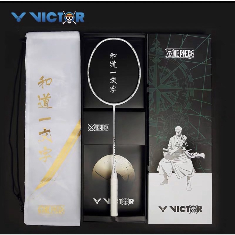 Victor SpiderMan OnePiece Zoro Badminton Rackets Collaboration Edition