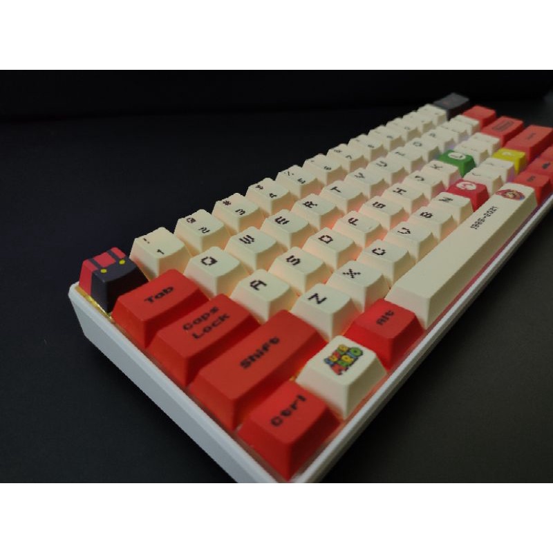 QLT [KL Stock] 122 Keys Mario Wario OEM Profile Keycap for Mechanical ...