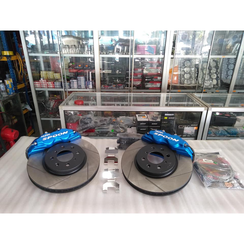 SPOON BRAKE KIT 4 POT HONDA JAZZ GK Shopee Malaysia