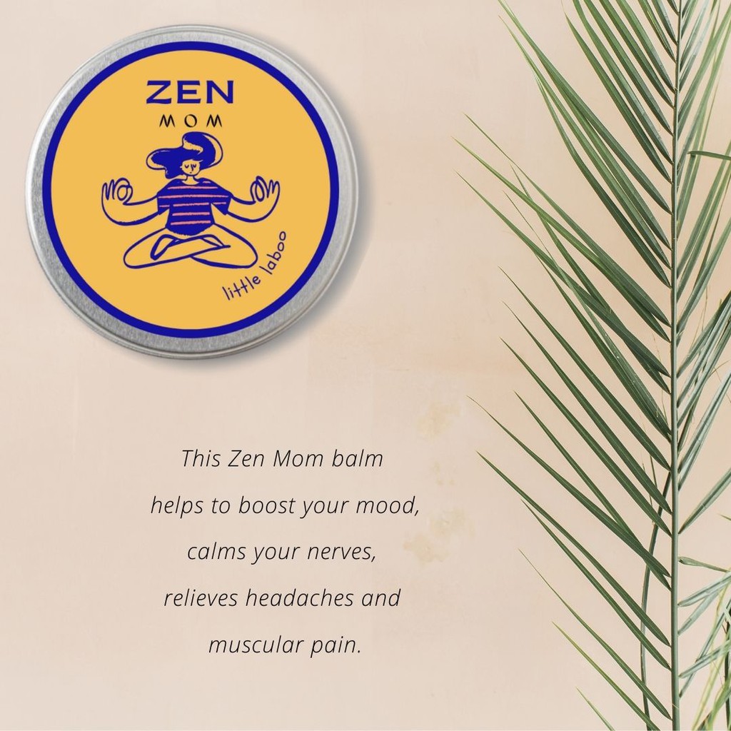 (BIG BALM 30gram) Zen Mom essential oil balm headache balm Shopee Malaysia