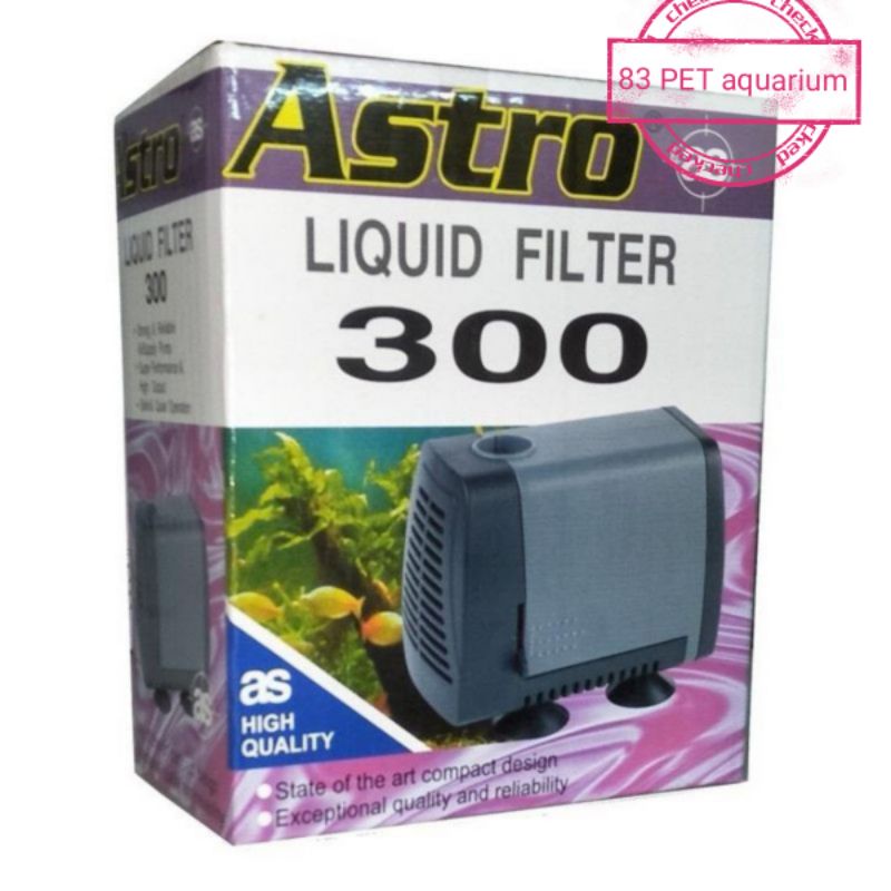 AQUARIUM Submersible ASTRO LIQUID FILTER 300（15k6） | Shopee Malaysia