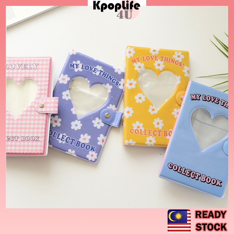 Korea Collect Book with Ring Lomo Card Photocard Album Pola Idol ...