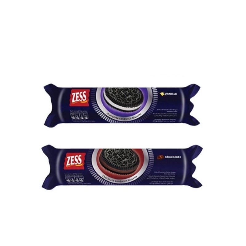 Zess Chocolate Sandwich Biscuit (127.4g) (Vanilla / Chocolate