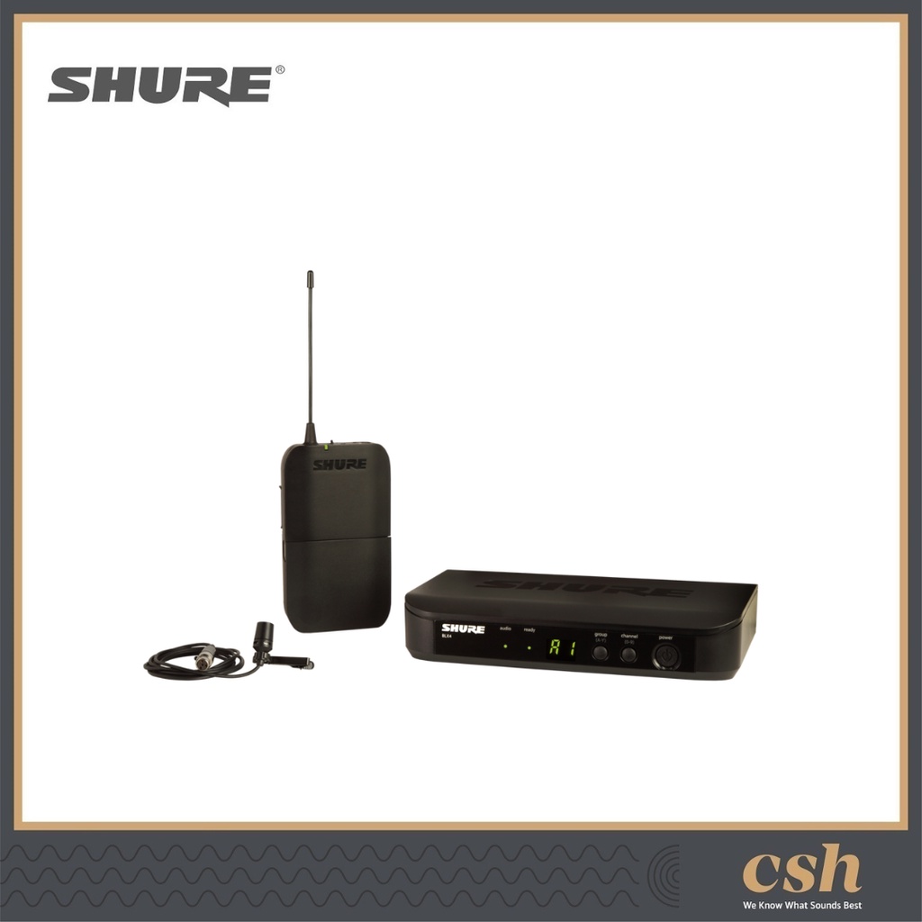 Shure BLX14 CVL Wireless Cardioid Lavalier Microphone System