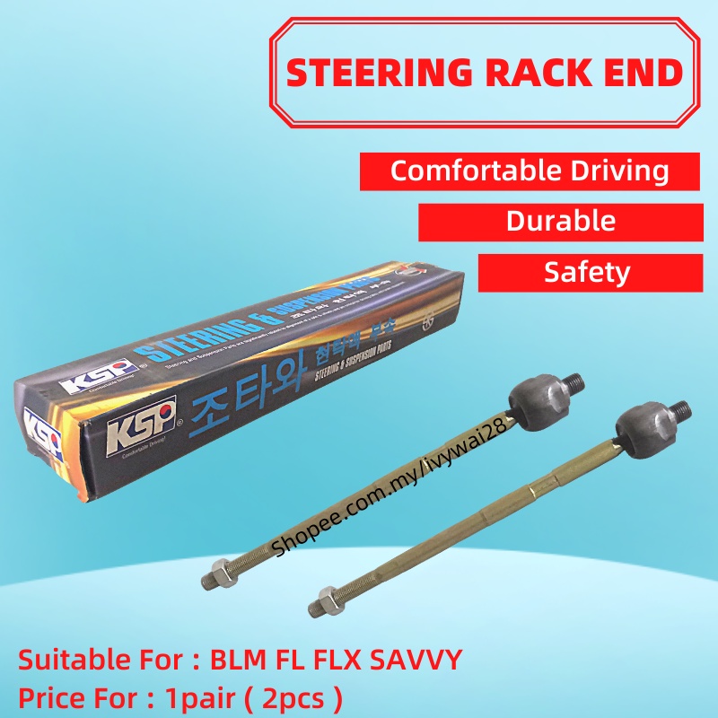 Steering Rack End Proton Saga Blm Flx Fl Sv Savvy Pw Shopee