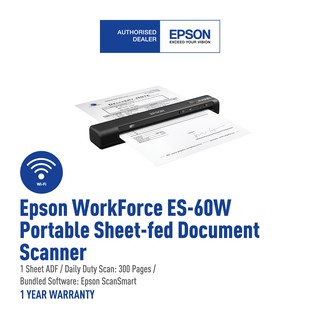 Epson WorkForce DS-310 Portable Sheet-Fed Document Scanner