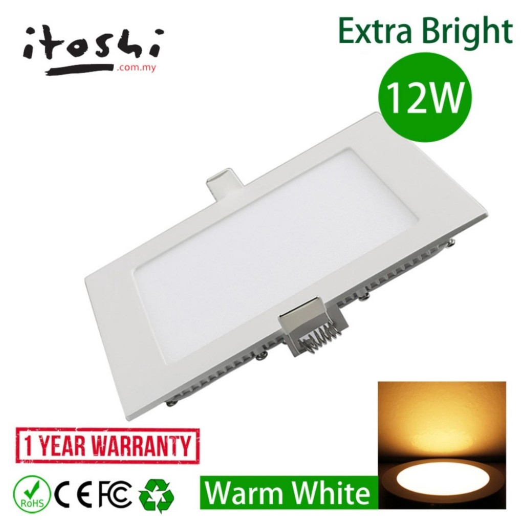 LED Ceiling Light 12W 6 inch downlight slim panel Lighting Home Office ...