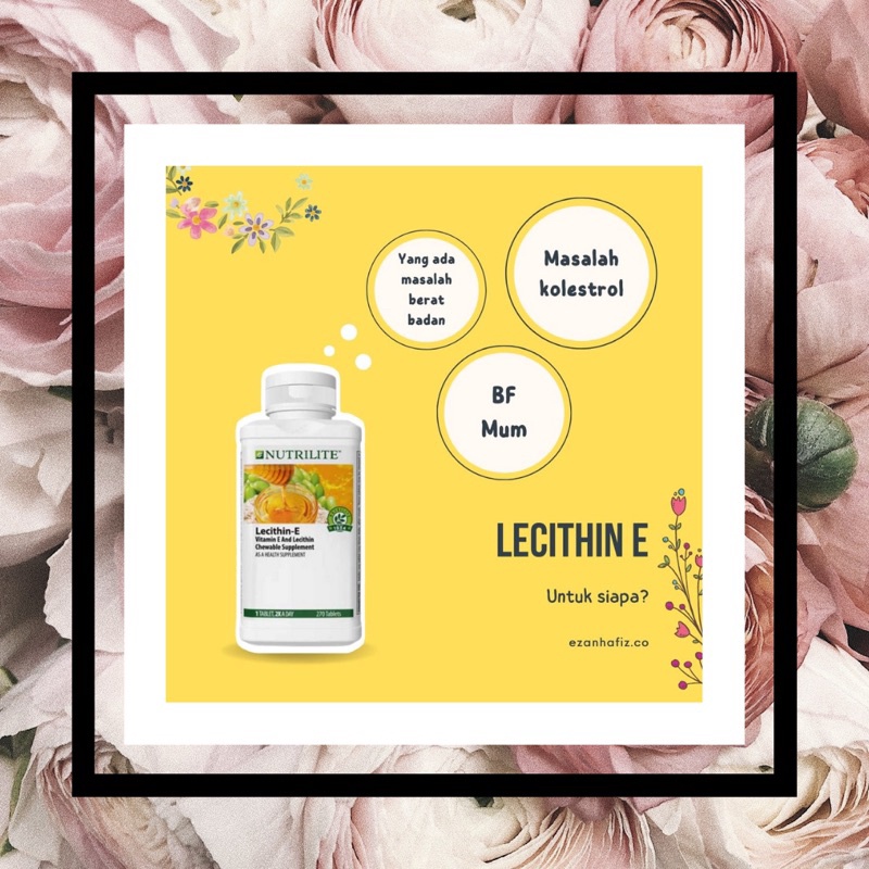 Amway Nutrilite LecithinE 150 Tab 100 Amway Original Supplement