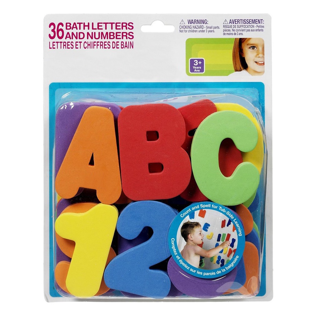 Alphabet 2025 bath toys