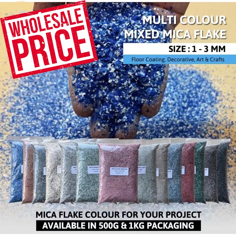 Epoxy Colour Flake Mixed 14mm ( SET DIY COLOUR ACCESSORIES ) Shopee